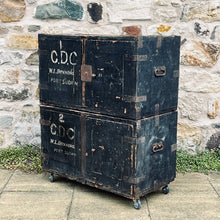 Load image into Gallery viewer, Stacked Wooden Travel Chest