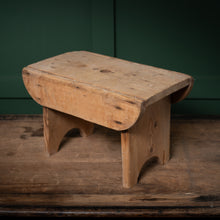 Load image into Gallery viewer, Vintage Wooden Work Stool