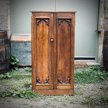 Load image into Gallery viewer, Ecclesiastical Tall Shelved Cupboard