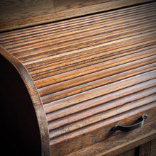 Load image into Gallery viewer, Oak Roll Top Desk