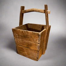 Load image into Gallery viewer, Chinese Farmers Wooden Bucket