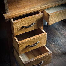Load image into Gallery viewer, Oak Roll Top Desk