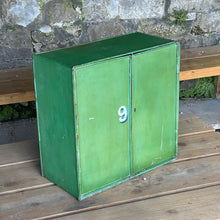 Load image into Gallery viewer, Green Industrial Metal Wall Cabinet