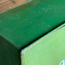 Load image into Gallery viewer, Green Industrial Metal Wall Cabinet