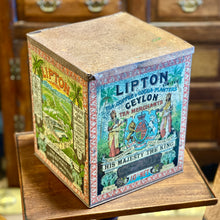Load image into Gallery viewer, Lipton’s Ceylon Tea Advertising Tin, c.1905–1925