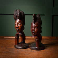Load image into Gallery viewer, African wooden busts or figurines