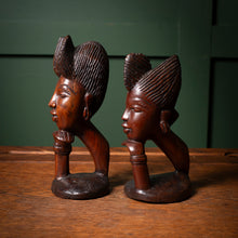 Load image into Gallery viewer, African wooden busts or figurines
