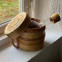 Load image into Gallery viewer, Swedish Birch-Bark Coffee Flask with Schott Jenaer Glass, c.1950–1965