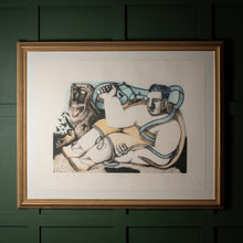Load image into Gallery viewer, Original, Limited Edition, Hand Coloured John Byrne Print "Boy With A Lion"