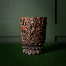 Load image into Gallery viewer, Carved Chinese Brush Pot