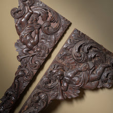 Load image into Gallery viewer, Pair of carved oak panels, mid to late 19th century (c.1850–1880)