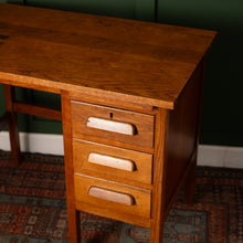 Load image into Gallery viewer, 1950s Children's Oak Desk