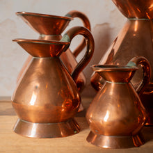Load image into Gallery viewer, Copper Imperial Measuring Jug Set with Funnel & Hydrometer