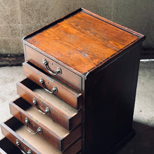 Load image into Gallery viewer, Antique Pine Office Drawers