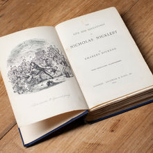 Load image into Gallery viewer, Nicholas Nickleby by Charles Dickens | Illustrated Chapman & Hall 1892