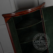Load image into Gallery viewer, Georgian Bow Front Corner Hanging Cupboard