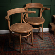 Load image into Gallery viewer, Pair of Bentwood Office Chairs