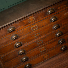 Load image into Gallery viewer, Vintage Industrial Pine Plan Chest