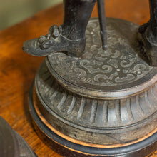 Load image into Gallery viewer, Large Pair of French Patinated Régule Historical Figures