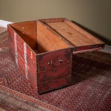 Load image into Gallery viewer, Distressed Painted Blanket Box