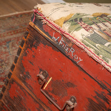 Load image into Gallery viewer, Distressed Painted Blanket Box