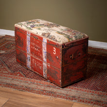 Load image into Gallery viewer, Distressed Painted Blanket Box