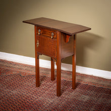 Load image into Gallery viewer, Edwardian Mahogany Drop-Leaf Bedside Cabinet c.1900–1915