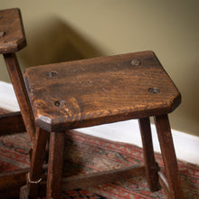 Load image into Gallery viewer, Pair of Industrial Factory Work Stools c.1890–1930