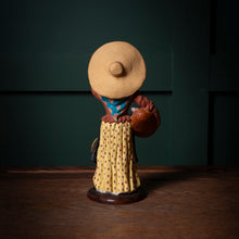 Load image into Gallery viewer, French Terracotta Santon Merchant Woman Figurine