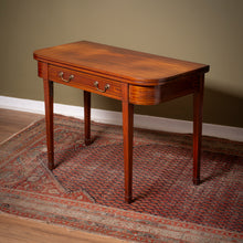 Load image into Gallery viewer, Early 20th Century Inlaid Mahogany Writing Table c.1890–1930