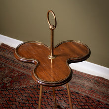 Load image into Gallery viewer, Aesthetic Movement Brass & Mahogany Occasional Table