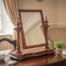 Load image into Gallery viewer, Victorian Mahogany Toilet Mirror / Dressing Table Mirror
