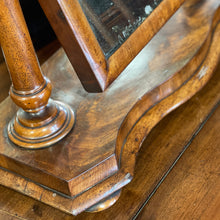 Load image into Gallery viewer, Victorian Mahogany Toilet Mirror / Dressing Table Mirror