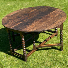 Load image into Gallery viewer, Oak Drop Leaf Table c.1680–1720