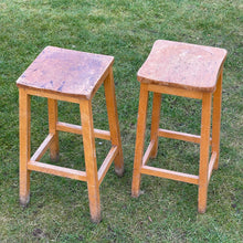 Load image into Gallery viewer, Pair of 1950s Lab Stools