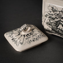 Load image into Gallery viewer, Masons Ironstone Ship Pattern Tea Caddy