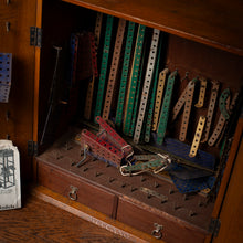 Load image into Gallery viewer, 1916 Meccano Wooden Display Cabinet