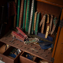 Load image into Gallery viewer, 1916 Meccano Wooden Display Cabinet
