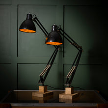 Load image into Gallery viewer, Pair of Black Naska Loris Lamps