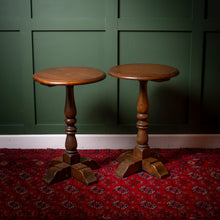 Load image into Gallery viewer, Pair of "Old Charm Furniture" Mid-Century Wine Tables
