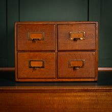 Load image into Gallery viewer, Shaw Walker 4 Drawer Library File – Oak