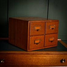 Load image into Gallery viewer, Shaw Walker 4 Drawer Library File – Oak