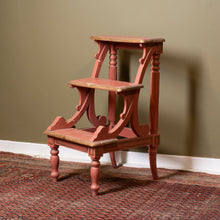 Load image into Gallery viewer, Antique Regency Library Steps