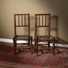 Load image into Gallery viewer, Pair of late 19th century Scottish vernacular chairs