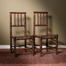 Load image into Gallery viewer, Pair of late 19th century Scottish vernacular chairs
