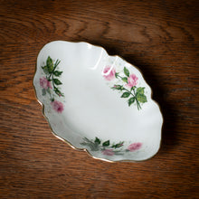 Load image into Gallery viewer, Crown Staffordshire fine bone china leaf-shaped dish