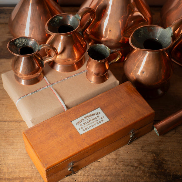 A Measure of History: The Copper Imperial Measuring Jug Set with Funnel & Hydrometer