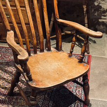 Load image into Gallery viewer, Victorian Grandfather Windsor Chair (Light)
