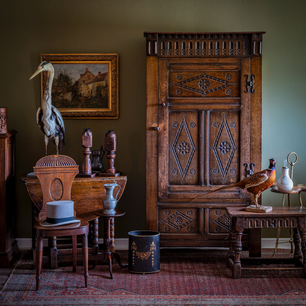 18th Century Oak Hall Cupboard