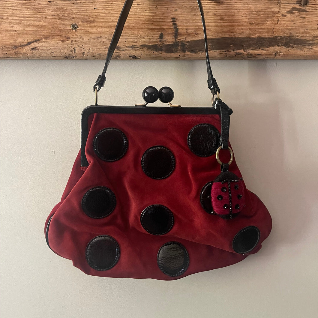 Moschino “Lady Bird” Bag – Red & Black (Like New)